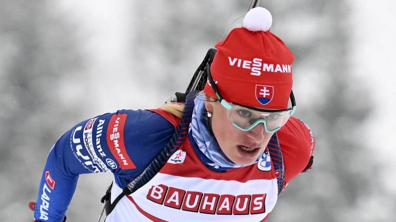 Paulna Btovsk Fialkov sa v sthacch pretekoch v Hochfilzene posunula o 19 miest a skonila v prvej desiatke